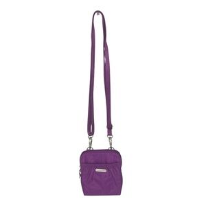 Baggallini Crossbody RFID Bryant Pouch Handbag Bag Purse Bright Purple